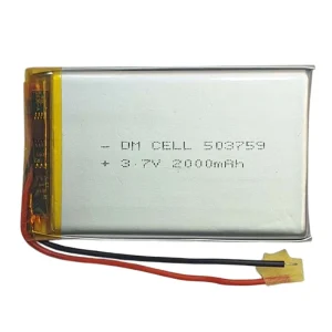 باتری لیتیوم پلیمر DM-CELL مدل 503759 ظرفیت 2000 میلی آمپر ساعت