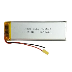 باتری لیتیوم پلیمر DM-CELL مدل 402570 ظرفیت 1000 میلی آمپر ساعت