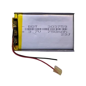 باتری لیتیوم پلیمر DM-CELL مدل 303759 ظرفیت 750 میلی آمپر ساعت