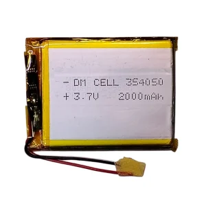 باتری لیتیوم پلیمر DM-CELL مدل 354050 ظرفیت 2000 میلی آمپر ساعت