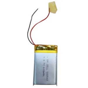 باتری لیتیوم پلیمر DM-CELL مدل DM-502540 ظرفیت 600 میلی آمپر ساعت