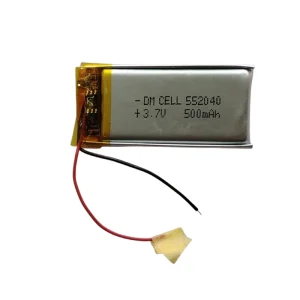 باتری لیتیوم پلیمر DM-CELL مدل 552040 ظرفیت 500 میلی آمپر ساعت