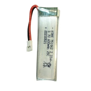 باتری لیتیوم پلیمر مدل HP-751862 ظرفیت 600 میلی آمپر ساعت