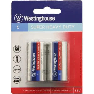 باتری سایز متوسط وستینگ هاوس مدل Super Heavy Duty بسته‌ی 2 عددی
