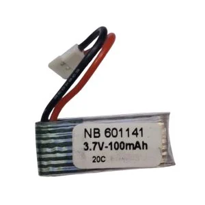 باتری لیتیوم پلیمر مدل NB-HP-601141-100mah ظرفیت 100 میلی آمپر ساعت