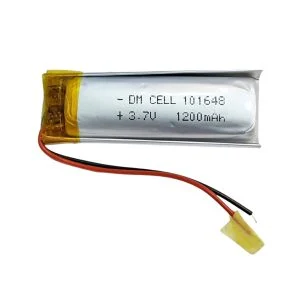 باتری لیتیوم پلیمر DM-CELL مدل 101648 ظرفیت 1200 میلی آمپر ساعت