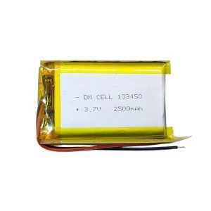 باتری لیتیوم پلیمر DM-CELL مدل 103450 ظرفیت 2500 میلی آمپر ساعت