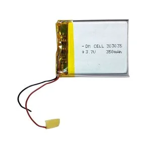 باتری لیتیوم پلیمر DM-CELL مدل 303035 ظرفیت 350 میلی آمپر ساعت