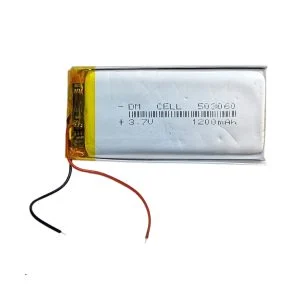 باتری لیتیوم پلیمر DM-CELL مدل 503060 ظرفیت 1200 میلی آمپر ساعت