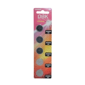 باتری سکه ای دی بی کی مدل DBK-2032 بسته ۵ عددی