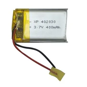 باتری لیتیوم پلیمر مدل XP-402030 ظرفیت 400 میلی آمپر ساعت