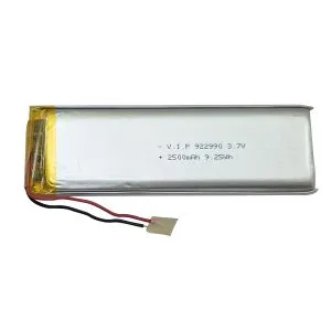 باتری لیتیوم پلیمر مدل XP-922990 ظرفیت 2500 میلی آمپر ساعت