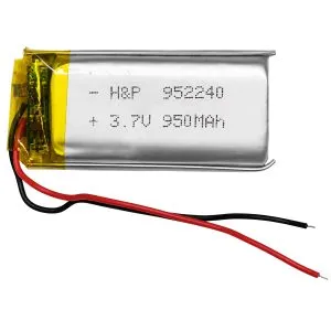 باتری لیتیوم پلیمر مدل H&P-952240 ظرفیت 950 میلی آمپر ساعت