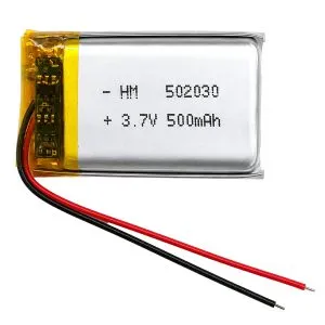 باتری لیتیوم پلیمر مدل HM-502030 ظرفیت 500 میلی آمپر ساعت