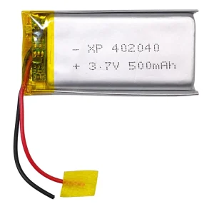 باتری لیتیوم پلیمر مدل XP-402040 ظرفیت 500 میلی آمپر ساعت
